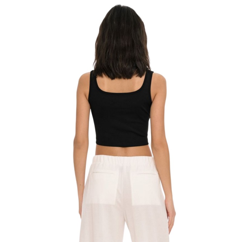 4Tailors Afterring Crop Top (SS26-243 BLACK)
