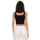 4Tailors Afterring Crop Top (SS26-243 BLACK)
