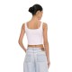 4Tailors Afterring Crop Top (SS26-243 WHITE)