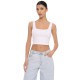 4Tailors Afterring Crop Top (SS26-243 WHITE)