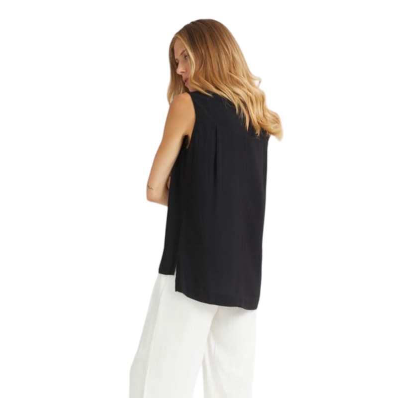 4Tailors Afterring Off Shoulders Top (SS26-247 BLACK)