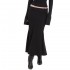 Sun Set Go ROSE MIDI SKIRT (SSGFW26005 Black)