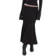 Sun Set Go ROSE MIDI SKIRT (SSGFW26005 Black)