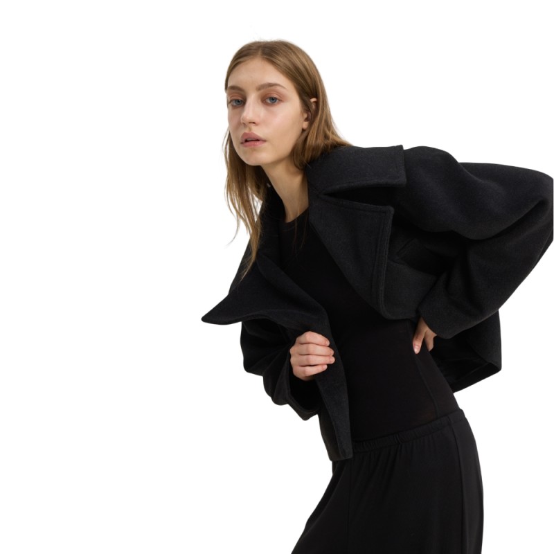 Sun Set Go LESLY COAT (SSGFW26006 Black)