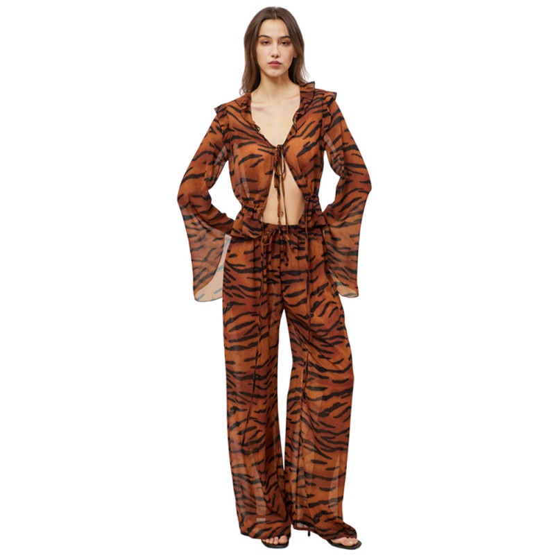 Sun Set Go VALENTINA PRINTED PANTS (SSGSU25015 Animal)