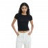 Sun Set Go VIOLETTE T-SHIRT (SSGSU26001 Black)