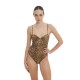 Sun Set Go MIDNIGHT DAHLIA PRINTED ONE PIECE (SSGSU26026 Animal)