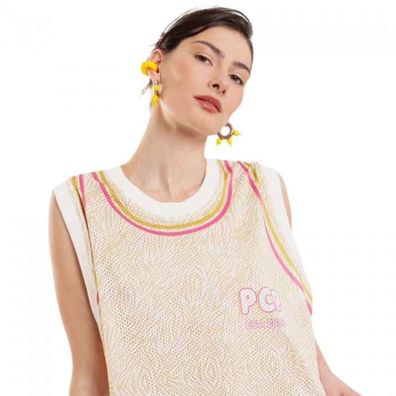 PCP NBA JERSEY SLEEVELESS ΜΠΛΟΥΖΑΚΙ ΑΜΑΝΙΚΟ (SSLET0008 Yellow)