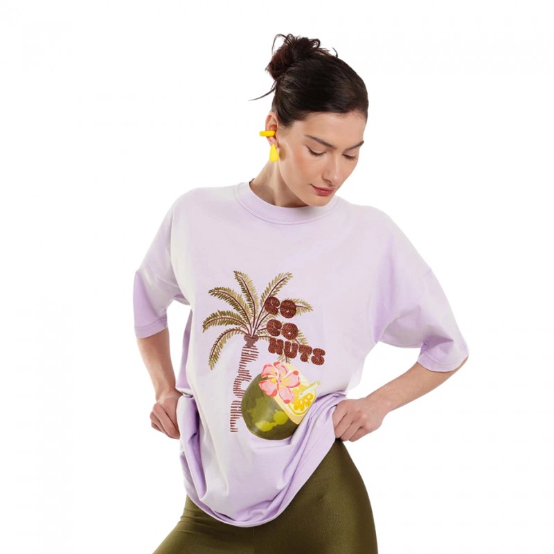 PCP COCONUTS T-SHIRT ΜΠΛΟΥΖΑΚΙ (STSHI0005 Lilac)