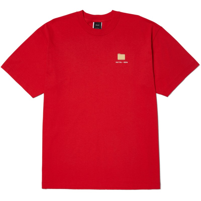 HUF DESKTOP S/S TEE (TS02400 TOMATO)
