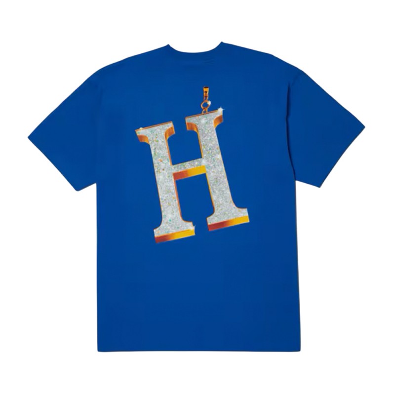 HUF BIG H S/S TEE (TS02412 COBALT BLUE)