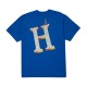 HUF BIG H S/S TEE (TS02412 COBALT BLUE)