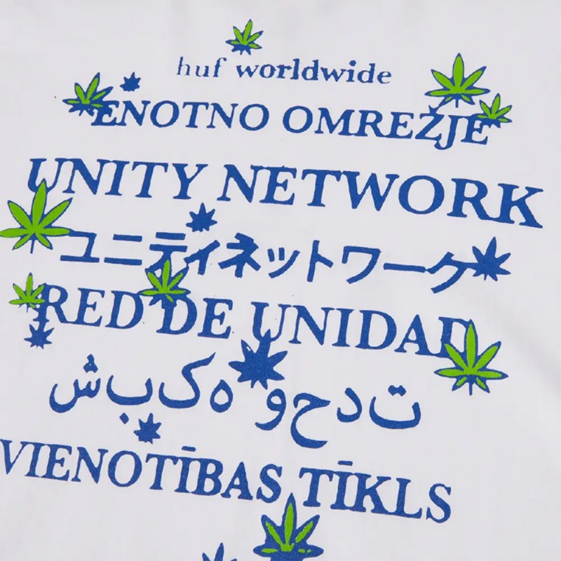 HUF UNITY NETWORK S/S TEE (TS02416 WHITE)