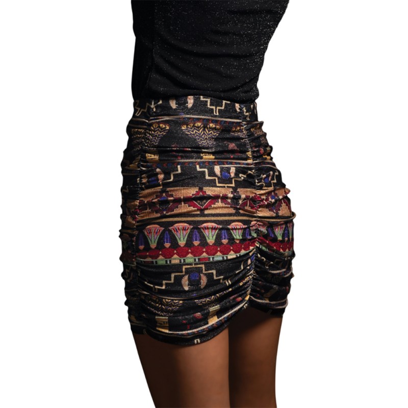 Peace and Chaos WORSHIP MINI SKIRT (W24309 TYPOS)