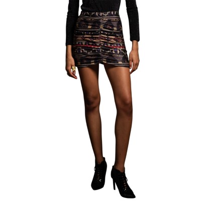 Peace and Chaos WORSHIP MINI SKIRT (W24309 TYPOS)