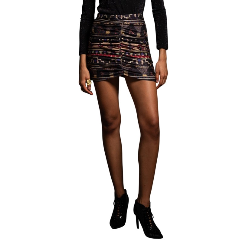 Peace and Chaos WORSHIP MINI SKIRT (W24309 TYPOS)