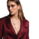 Peace and Chaos SLEEK CROP BLAZER (W24812 BORDEAUX)