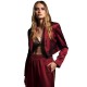 Peace and Chaos SLEEK CROP BLAZER (W24812 BORDEAUX)