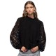Peace and Chaos POETRY TOP (W25220 BLACK)