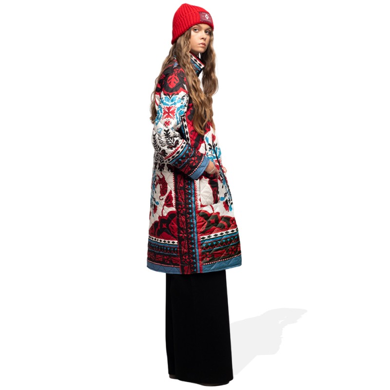 Peace and Chaos MYTHICAL /ROMANCER PUFFER DOUBLE FACED (W25805 TYPOS)