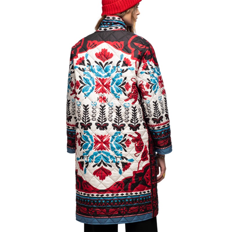 Peace and Chaos MYTHICAL /ROMANCER PUFFER DOUBLE FACED (W25805 TYPOS)