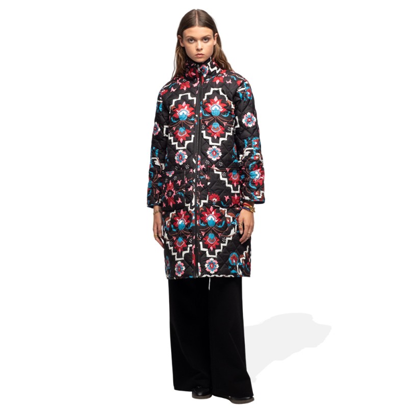 Peace and Chaos MYTHICAL /ROMANCER PUFFER DOUBLE FACED (W25805 TYPOS)