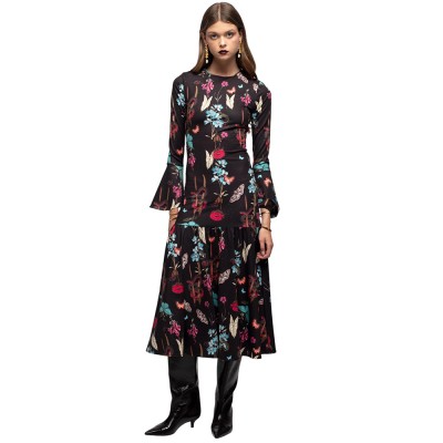 Peace and Chaos HYDRANGEA LONG DRESS (W25914 TYPOS)