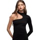 Peace and Chaos OBSIDIAN BODYCON DRESS (W25927 BLACK)