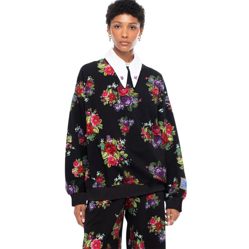 Peace and Chaos BOUQUET SWEATER - Cotton (W26203 TYPOS)