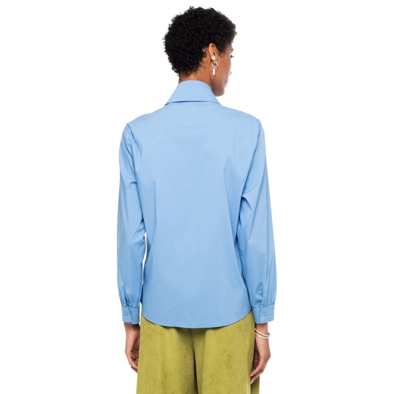 Peace and Chaos POSH SHIRT - Cotton (W26214 LIGHT BLUE)