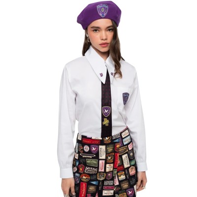 Peace and Chaos POSH SHIRT - Cotton (W26214 WHITE)