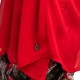 Peace and Chaos SHEER BLOUSE (W26221A RED)