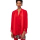 Peace and Chaos SHEER BLOUSE (W26221A RED)