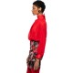 Peace and Chaos SHEER BLOUSE (W26221A RED)