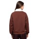 Peace and Chaos VARSITY SWEATER (W26238 BROWN)