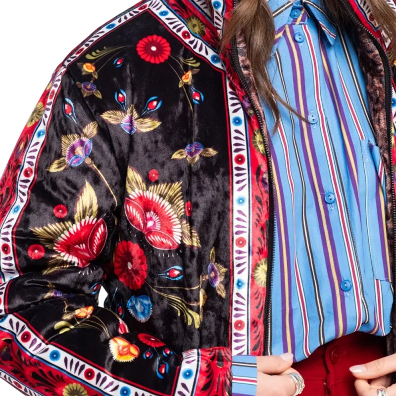 Peace and Chaos ESSENCE & VENOMOUS PUFFER DOUBLE FACED - Velvet (W26807 TYPOS)
