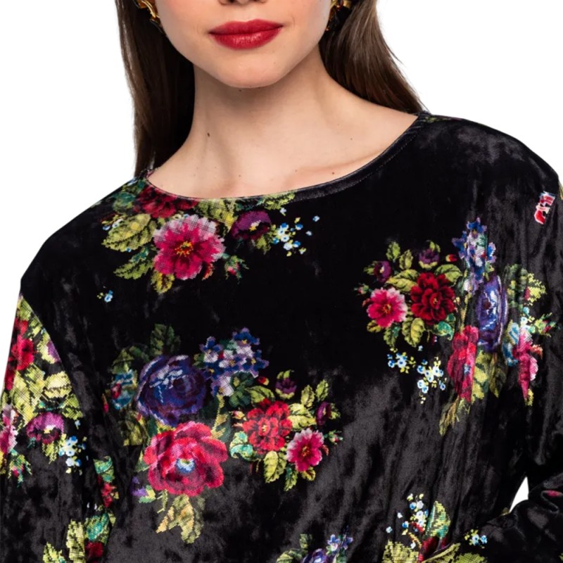 Peace and Chaos BOUQUET DRESS - Velvet (W26909 TYPOS)