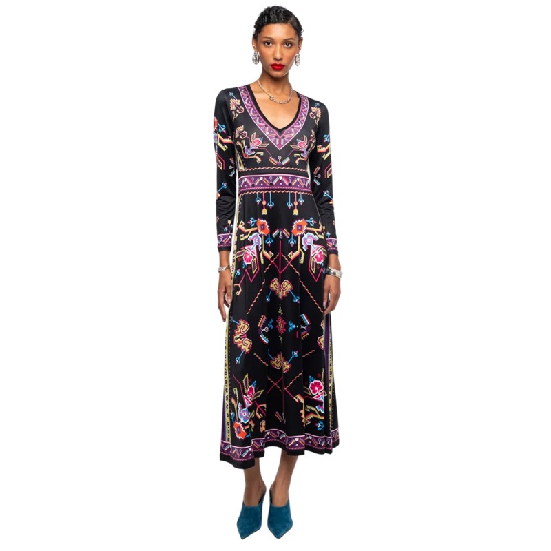 Peace and Chaos EMBLEM LONG DRESS (W26936A TYPOS)