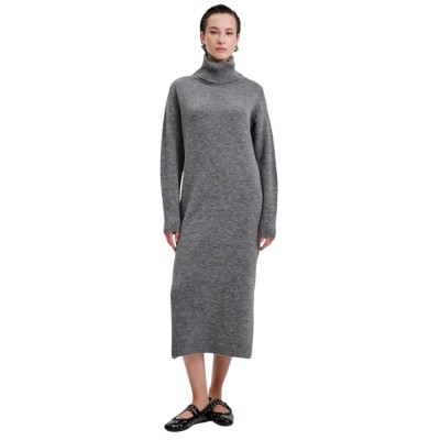 Combos Knitwear ΦΟΡΕΜΑ ΖΙΒΑΓΚΟ ΜΑΞΙ (W5THDZ0080 GREY)