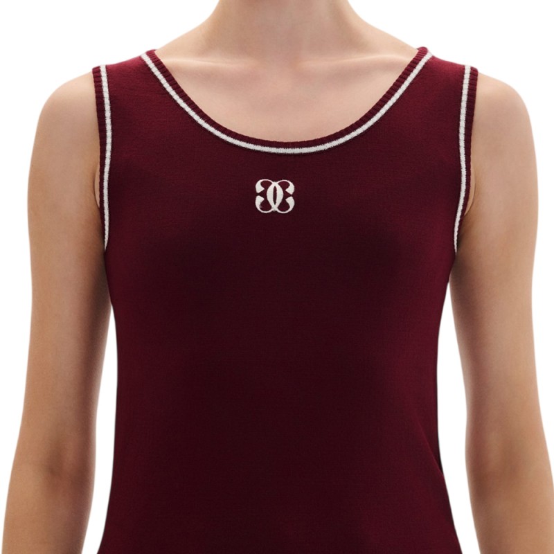 Combos ΤΟΠ ΚΕΝΤΗΜΑ ΡΙΓΑ Α/Μ (W6THCT0060 BORDEAUX)