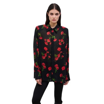 Combos CARNATION DREAM SHIRT (W7DKSH0038 BLACK)