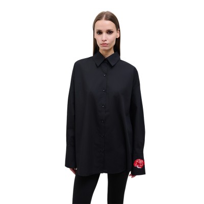 COMBOS BLOOM SHIRT (W7ELSH0116 BLACK)