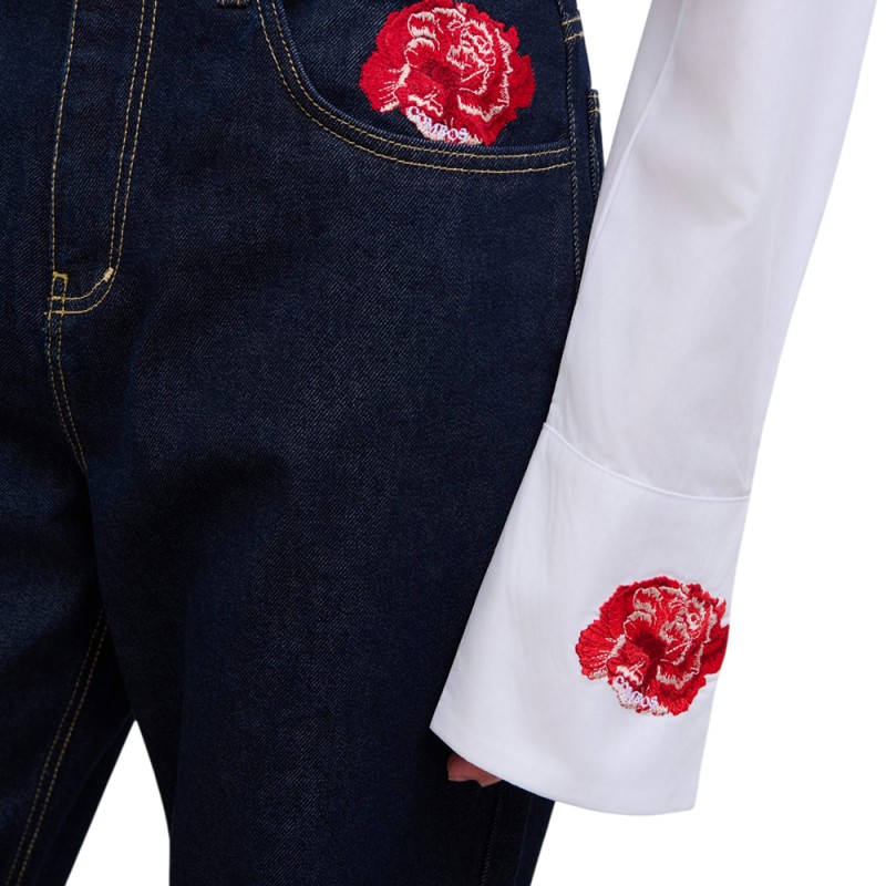 COMBOS BLOOM SHIRT (W7ELSH0116 WHITE)